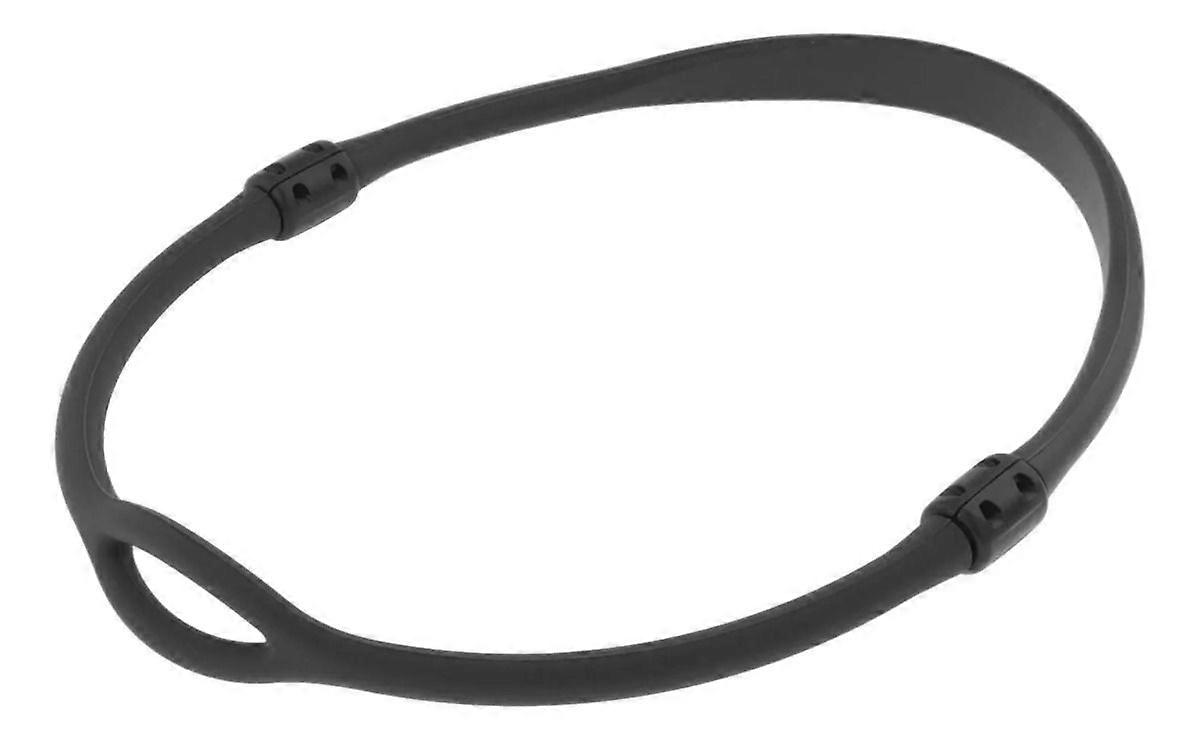 Ring-shaped regulator with hose, black
