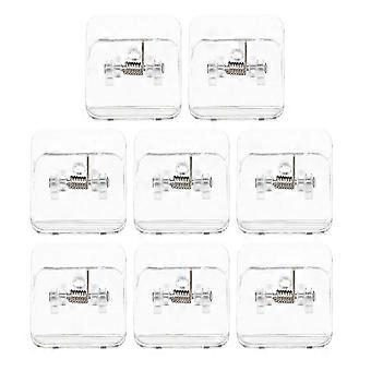 Transparent Dog Pad Clip for Puppy Holder 8Pcs ABS Material