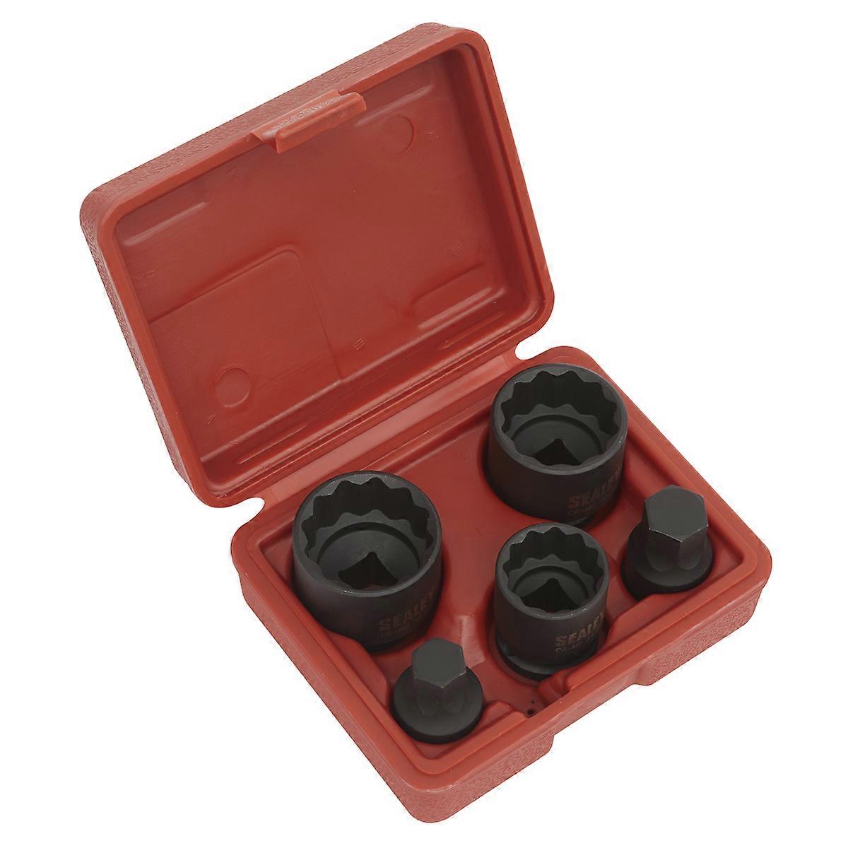 Sealey Sx053 Impact Hub Socket And Socket Bit Set 5Pc - Vag