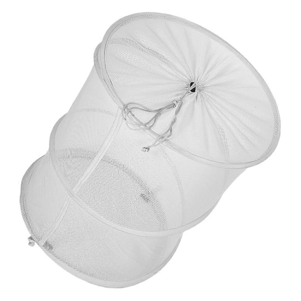 Collapsible Foldable Laundry Basket for Storage Use with Drawstring