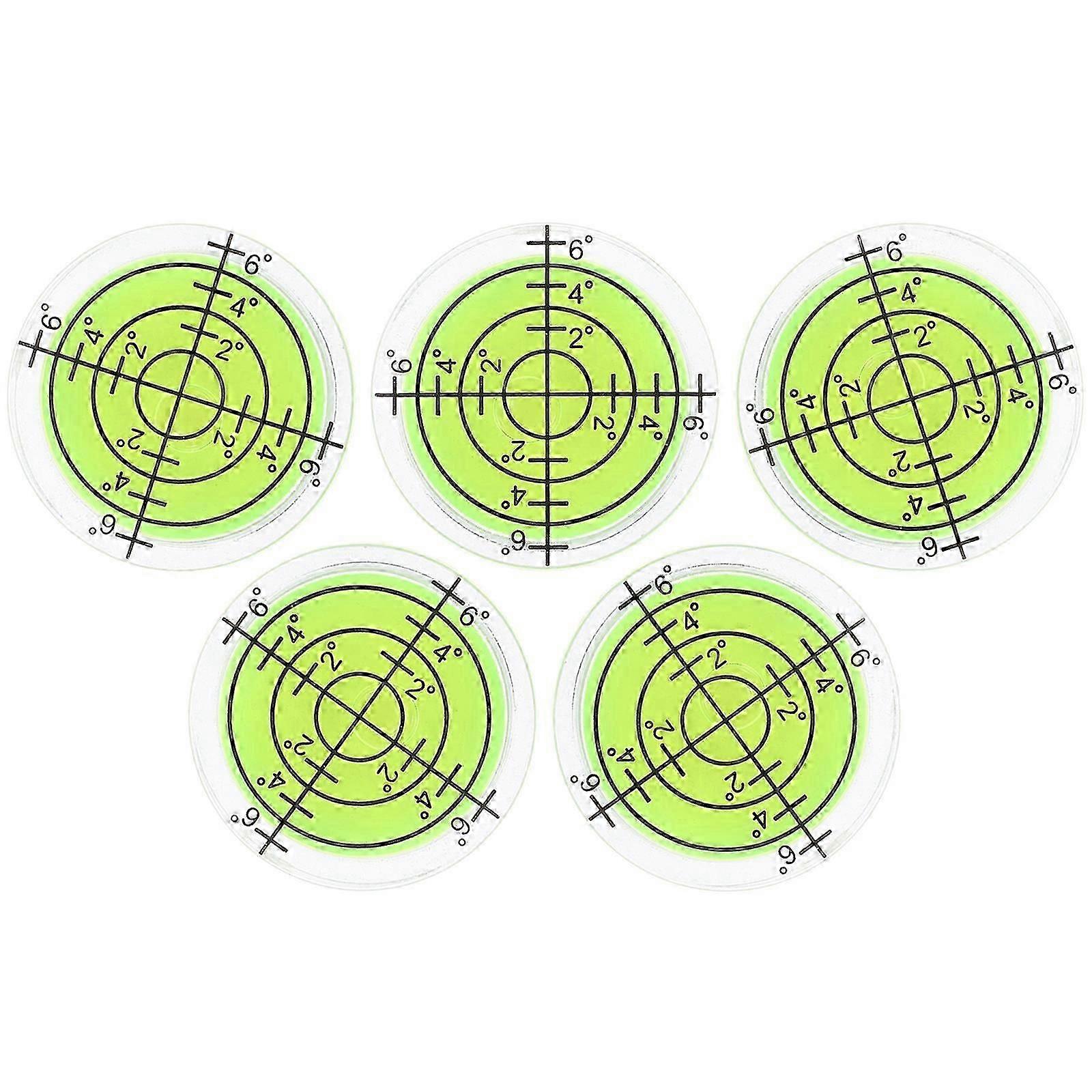 Light Green Small Bubble Level,5 Pcs