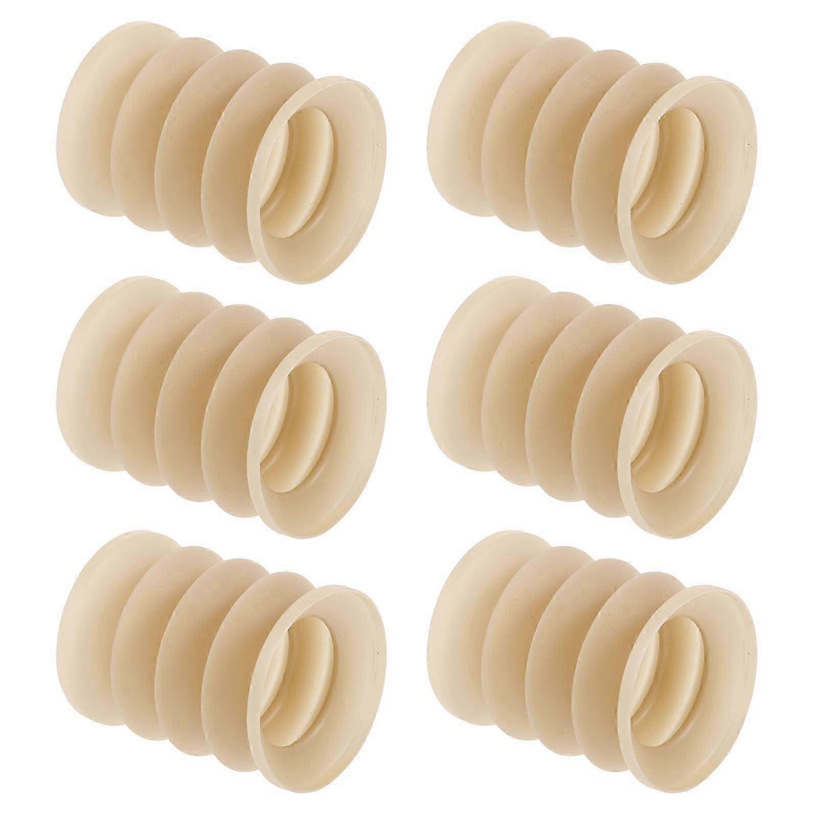 Beige Gimmick Neck Cracking Prop for Party Performance 18Pcs Plastic