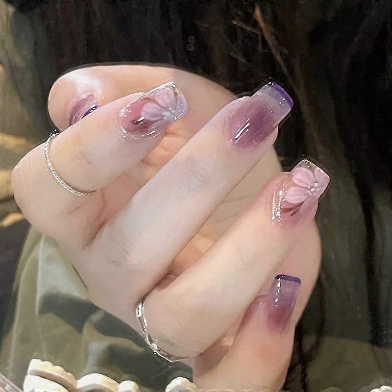 24pcs/box Nail Jelly Glue Finished Patch BY24