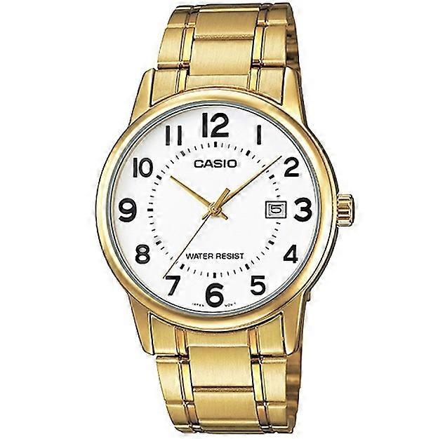CASIO COLLECTION DATE GOLD - WHITE