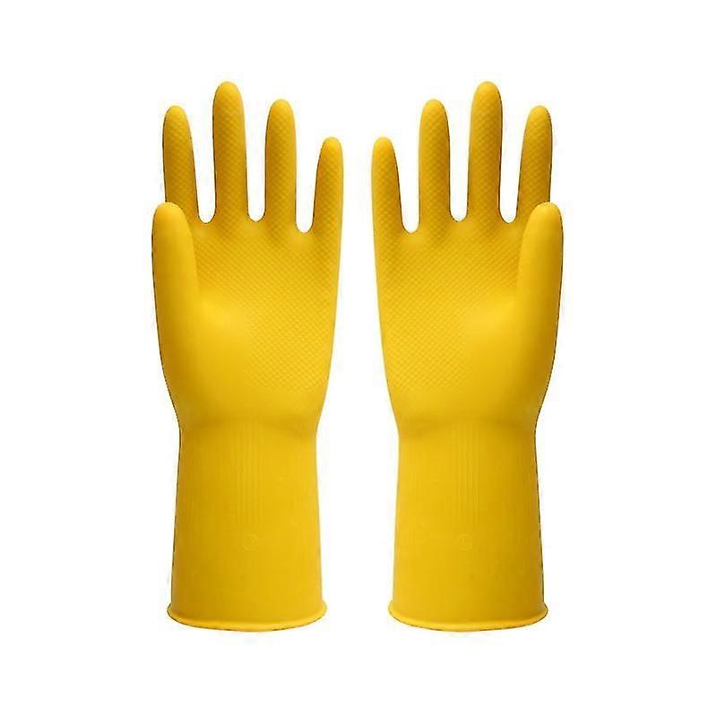 Household Gloves - Large 1 Pair, Yellow