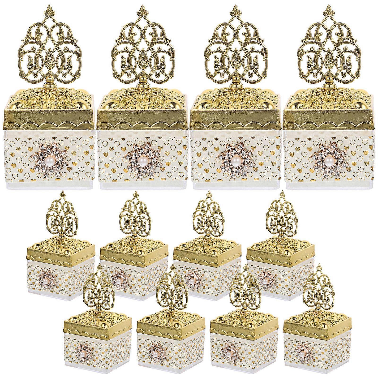 Birthday Goody Storage Boxes Plastic Candy Boxes for 60Pcs