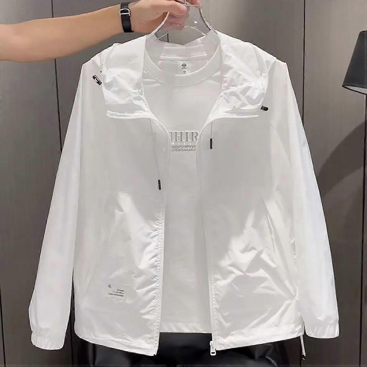 Men's Summer Thin Sunscreen Jacket, Simple and Atmospheric Jacket