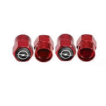 4 Pcs Car Styling Sports Wheel Tire Valve Caps Cover Fit For  OPEL Astra Corsa Insignia Mokka OPC Vectra Zafira Meriva