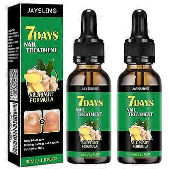 7days Treatment, Trattamento allo Zenzero, Riparazione Multiuso, Olio Nutriente, Olio Rinforzante, Siero Olio di Zenzero