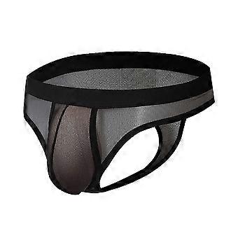 "Ice Silk Mesh Transparent Men's Thong Underwear Men's Thong Underwear Men's Underwear"