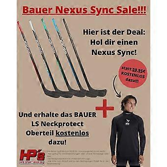 BAUER Comp Schläger Nexus SYNC Grip - 62" - Flex 87 SILVER + Kostenloses Bauer LS Neckprotect!
