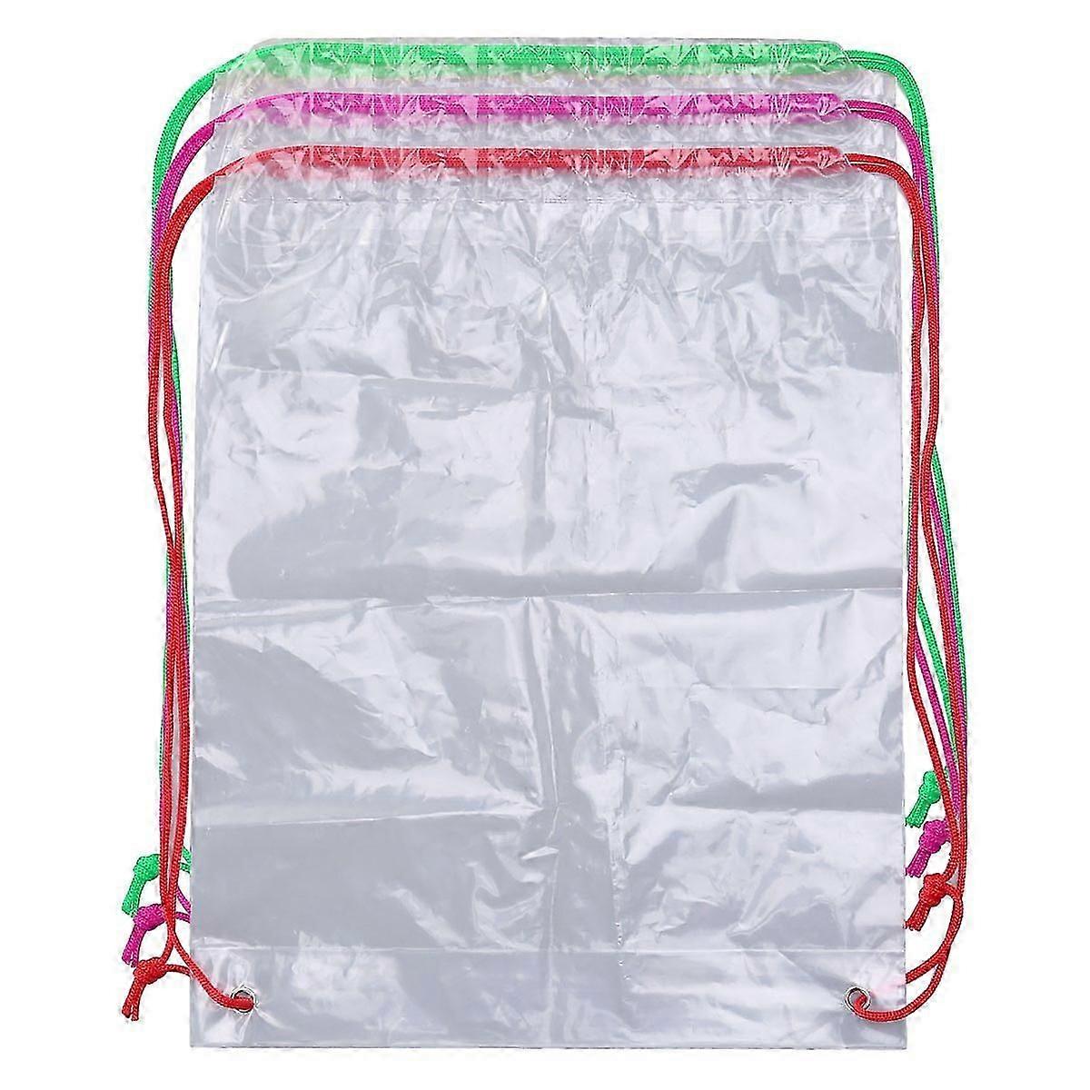 Clear Transparent Drawstring Bag for Storage Use Storage Organizer