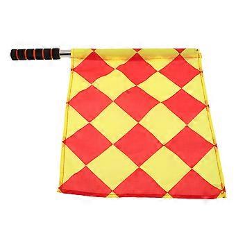 Soccer Referee Flag Sports Signal Flag for Football Matches 2Pcs Set