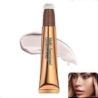 Liquid Contour Wand and Cream Bronzer, Oil Control for All Skin Types, Lightweight Hydration