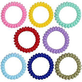 Braccialetti sensoriali masticabili per bambini, set da 8 elastici antistress per autismo, ADHD, SPD, bisogni speciali, supporto motorio orale.