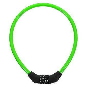 Bike Lock Chain Sturdy Chain Lock For Bike Lovers Square Shape Green Color Steel And Abs 1Pcs
