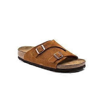 DualBuckle korkfotbäddssandaler, slip-on-sandaler med justerbar rem för vardagliga, avslappnade resor