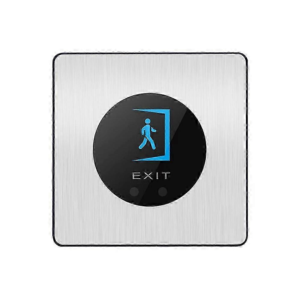 12/24V Access Control Switch No Touch Exit Door Button 86-Type Panel Infrared Sensor Access Control Button