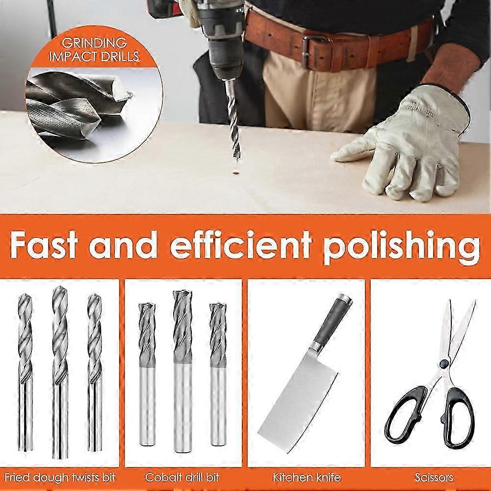 2Pcs Drill Bit Sharpener,Multipurpose Drill Bit Grinding Sharpener,Drill Bit Sharpening Tool,Drill Grinder Grinding Tool