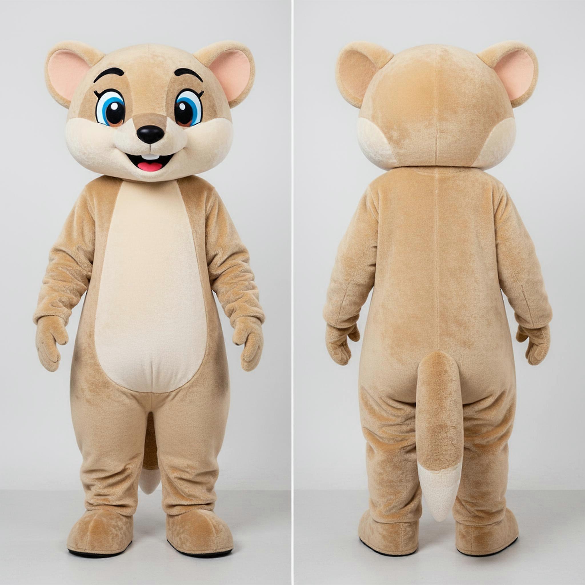 MASTICOT Beige Playful Mongoose Mascot