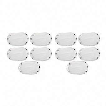 Baby Diaper Romper 10-Pack White Unisex Stretchable Kids Jumpsuit Bodysuit