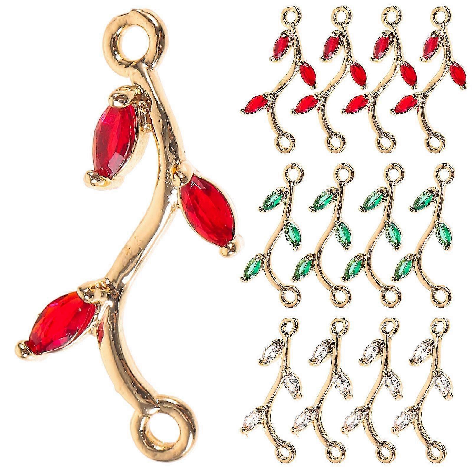 Leaf Vine Pendant compatible with Jewelry Making 12Pcs Package