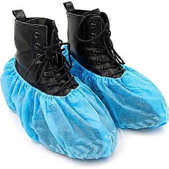 Z8 Shoe Covers 200 Pack Disposable Blue Boot & Shoe Covers. Reusable Premium Durable Booties