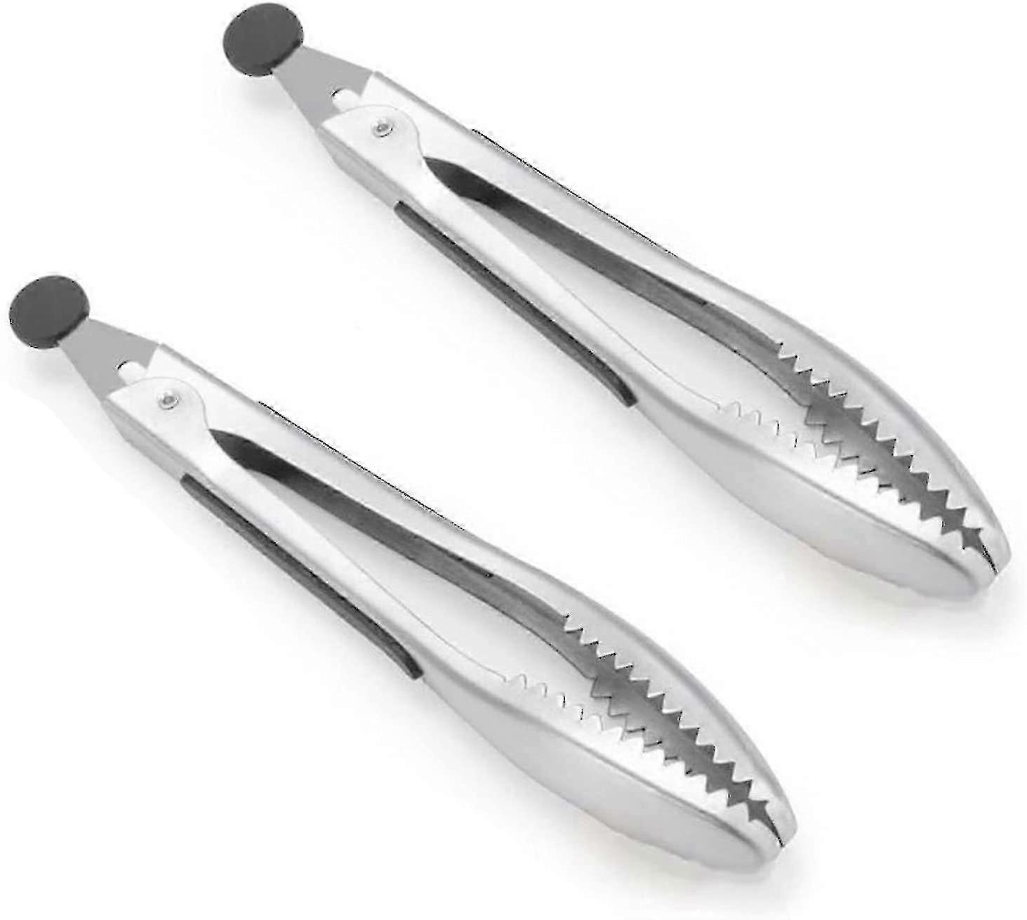 9 Inch Locking Grill Tongs Stainless