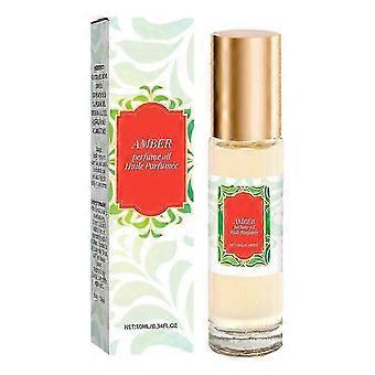 Óleo Perfumado Âmbar Roll-On para Homens e Mulheres - Óleo de Fragrância de Baunilha Sem Álcool 10ml / 0,33 fl oz
