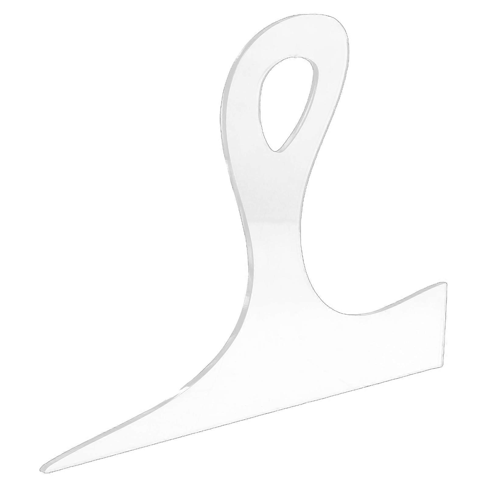 Kitchen Cutting Board Acrylic Handle Template for Precise Cutting 2Pcs Large Transparent