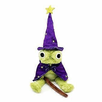 Frog Wizard Plush Toy, Soft Stuffed Animal Doll for Halloween Christmas Decor, Cute Room Decoration Gift for Friends