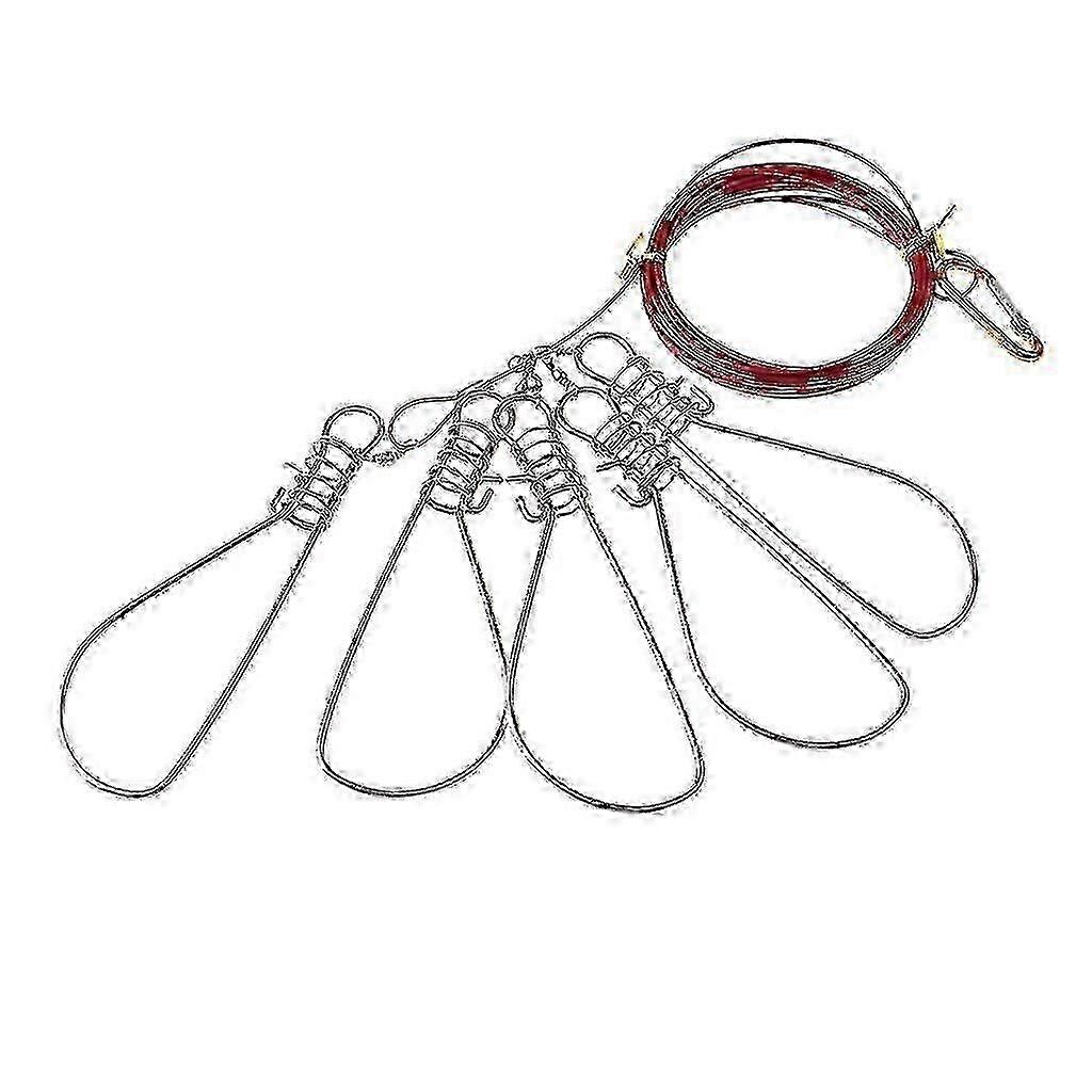 Stainless Steel Fish String Clip Rotating Lock Live Fish Lock