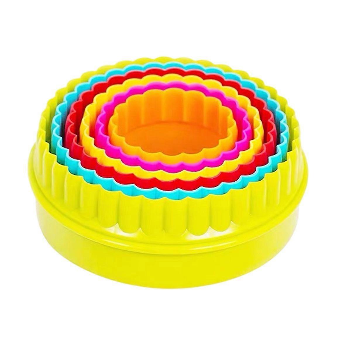 Dishwasher-Safe Non-Toxic Round Cookie Cutters Versatile Two-Sided