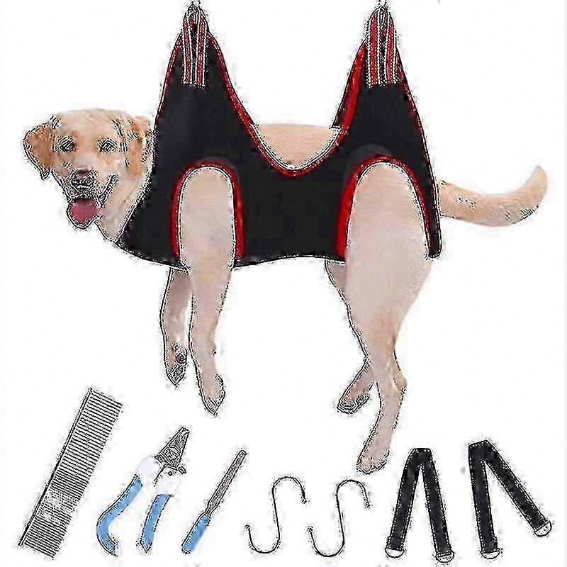 Secure Adjustable Dog Grooming Hammock