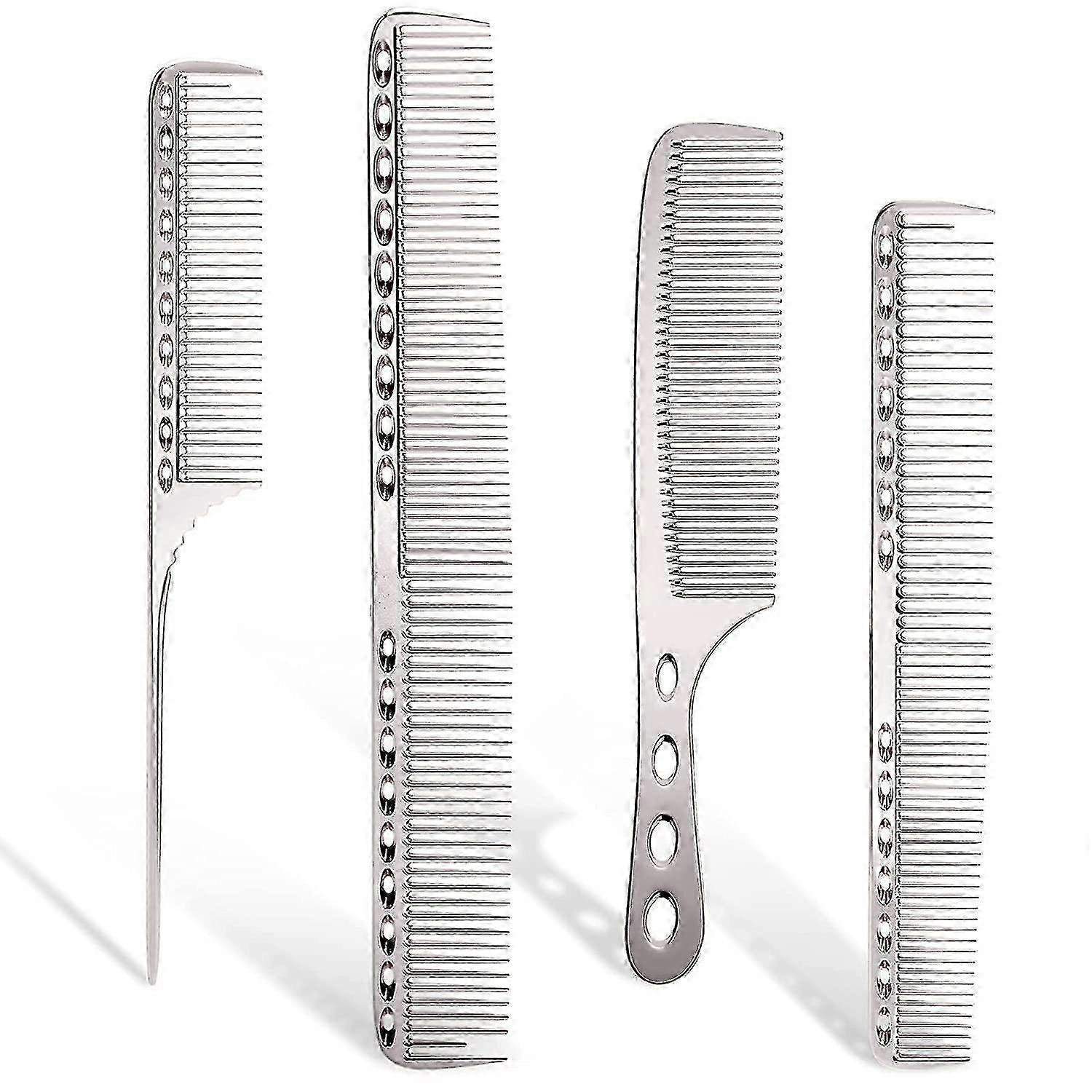4-Piece Space Aluminium Comb Set