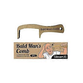 Wooden Bald Head Combs Set