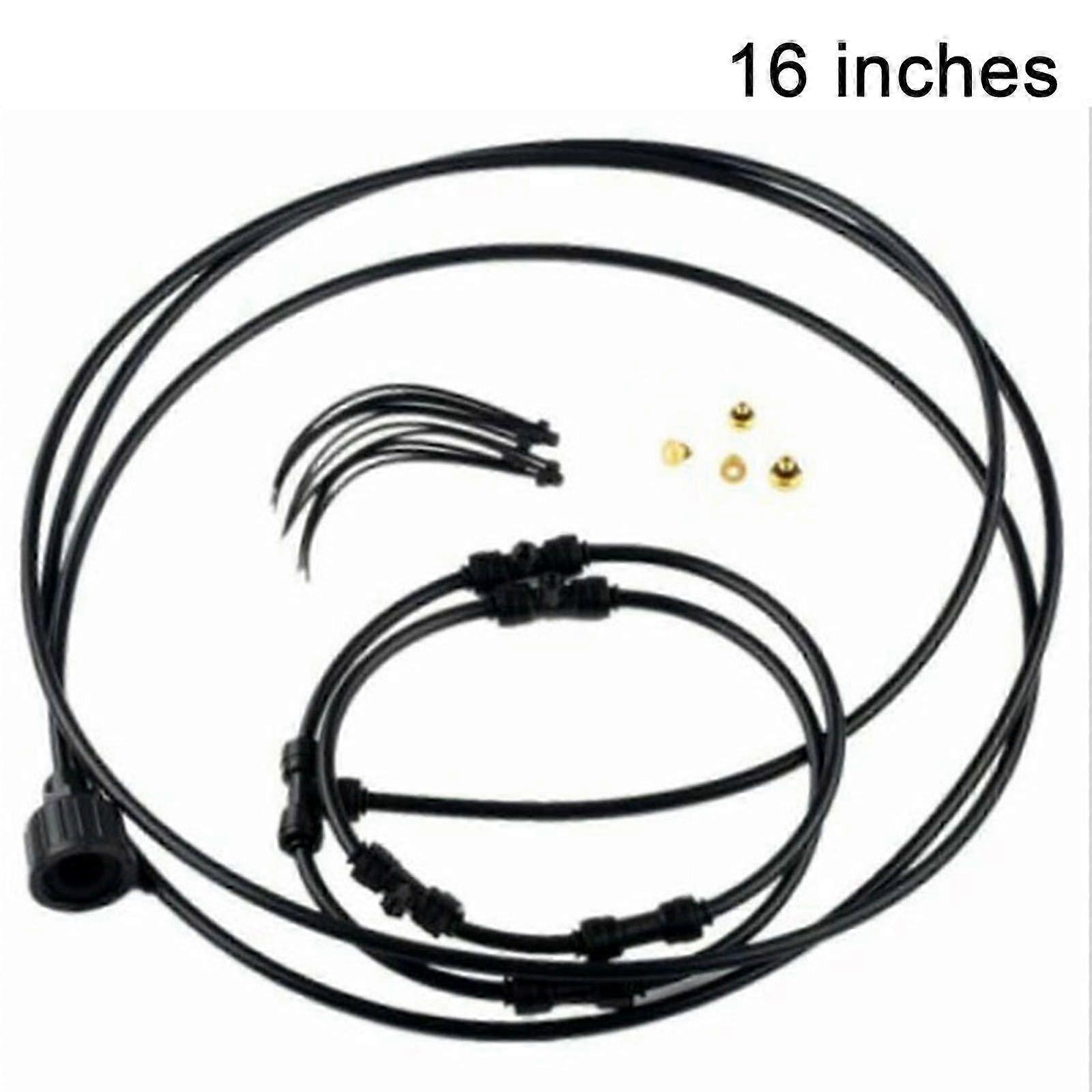 Black Brass Outdoor Misting Spray Ring