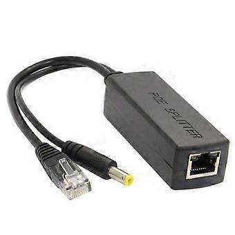 Gigabit Mini Poe Splitter 10/100/1000mbps Poe Splitter Dc Output 12v Power over Ethernet Ieee 802.3af Compatible Ip Came 932.