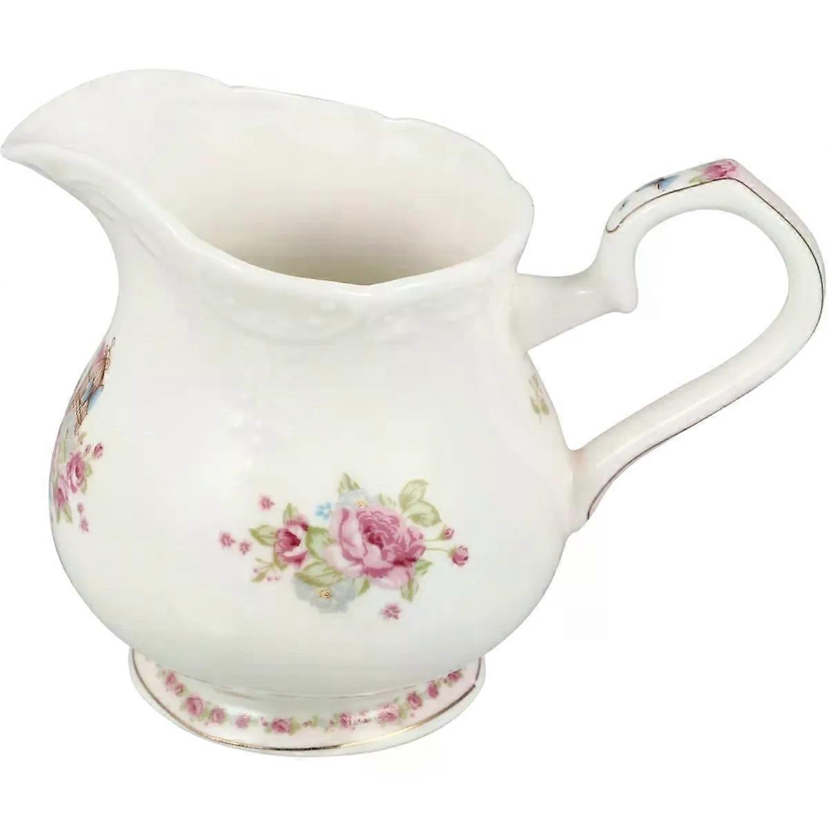 Ceramic Milk Cup with Handle Western Style Coffee Cup