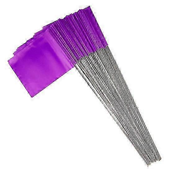 100 Pcs Durable PVC Landscape Marking Flags