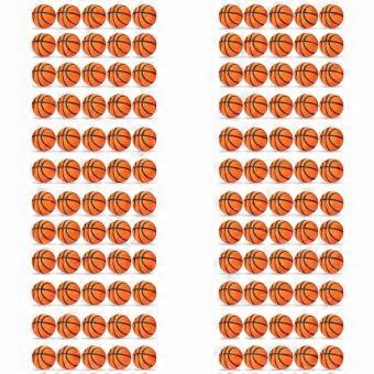 Party Favors & School Rewards 120 Pieces Mini Foam Basketball Bouncy Balls, Mini Stress Relief Sports Ball
