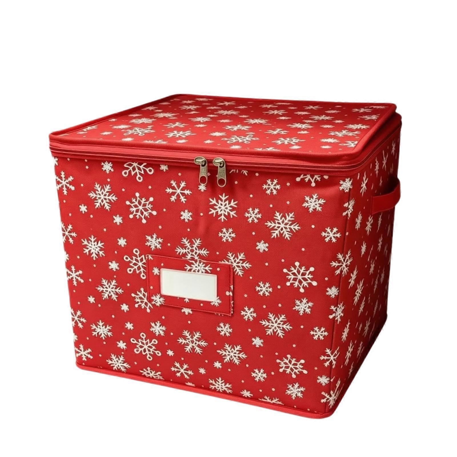 Christmas Decoration Storage Box 16-Compartment Container Space-Saving
