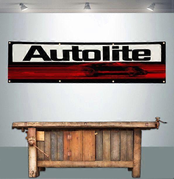 AUTOLITE BANNER FLAG SPARK PLUG HF0223