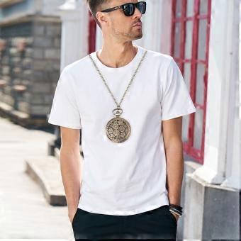 Pocket Watch Necklace Retro Classic Quartz Charm for Decoration 1Pcs