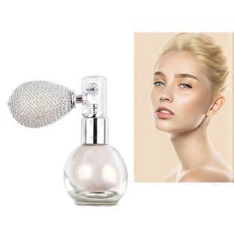 Body Glitter Spray 2Pcs Set, DualColor Highlighter Powder Spray for Face and Body with Instant Glow Effect