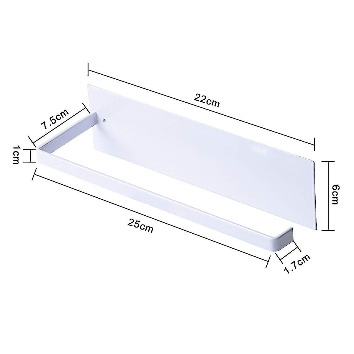 Kitchen Roll Holder, 25cm Kitchen Paper Rack Wall Mounted, Storage Rack