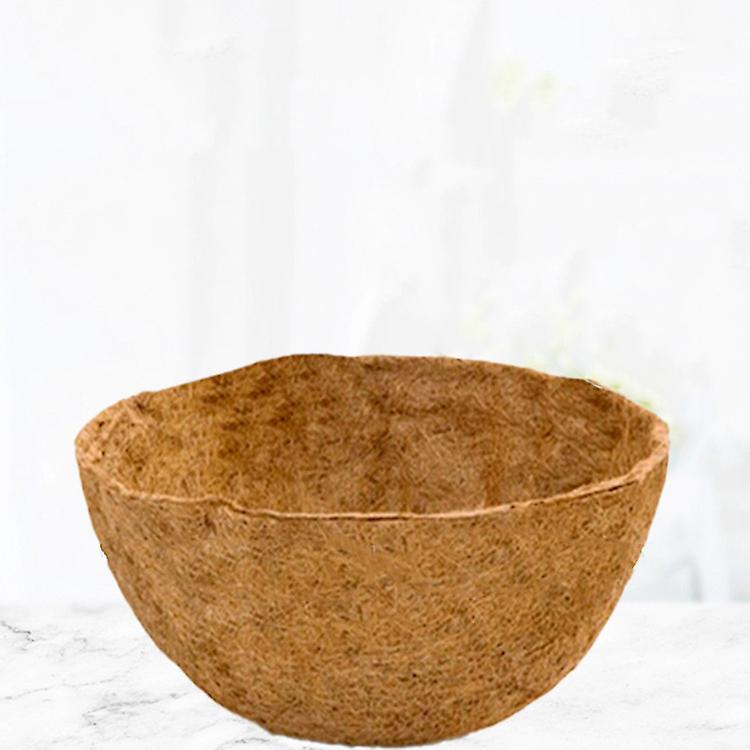 Round Coco Coir Liner10in Hanging Basket Coco Liner Replaceable Coco Liner Natural Coconut Planter Basket Liner For Hanging Baskets At Indoor Outdoor