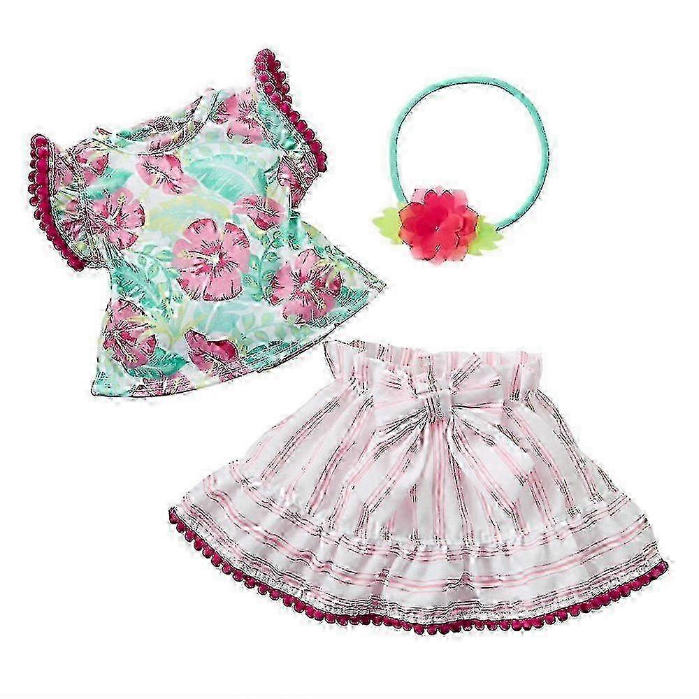 My Life As Tropical Floral & Stripe Outfit For 18 Inch Doll, 1 Ea