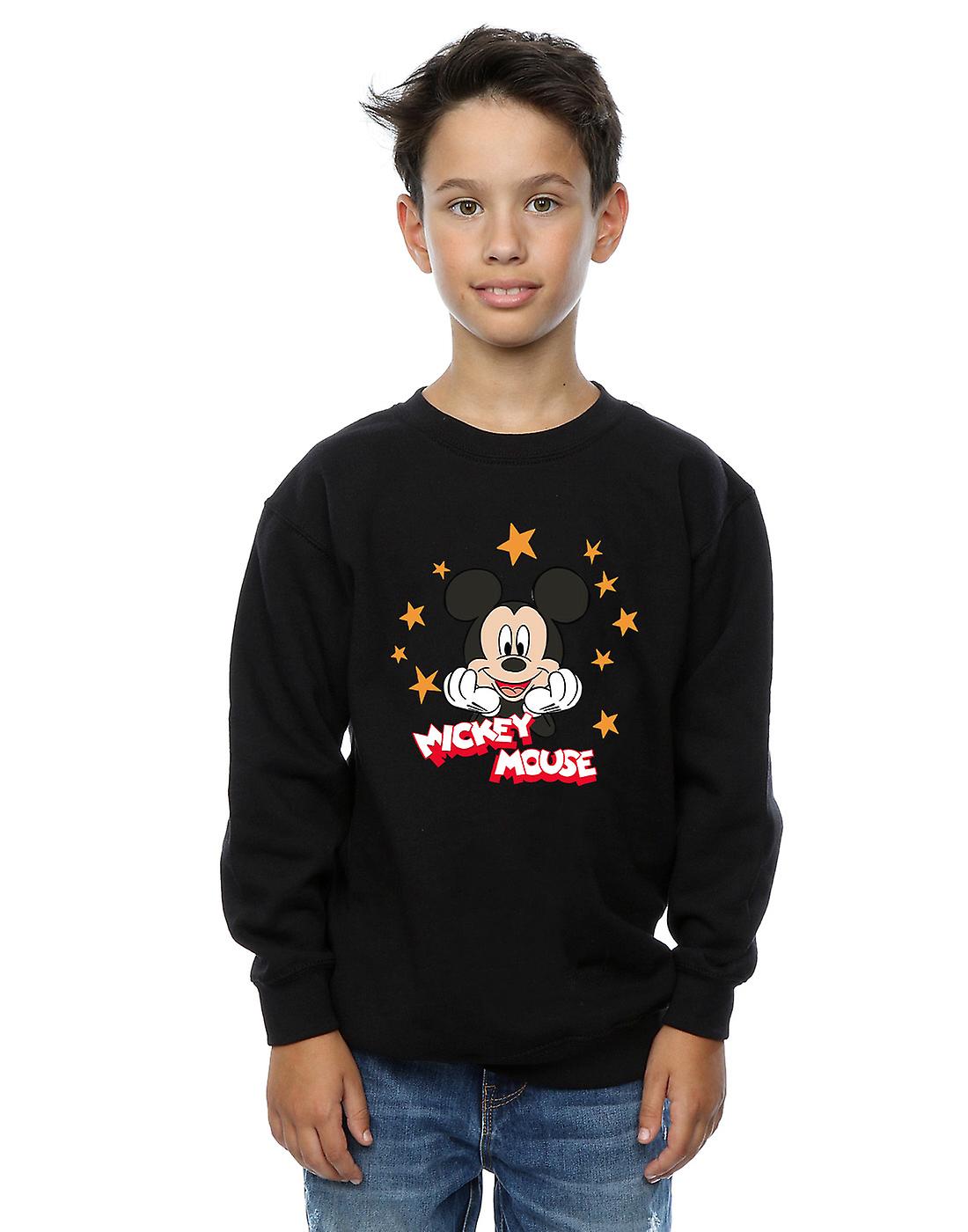 Disney Boys Mickey Mouse Stars Sweatshirt