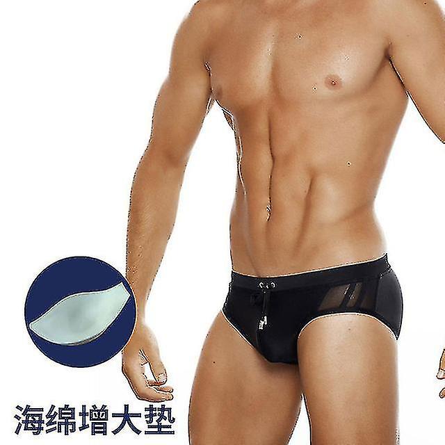 2pcs Summer Men Black Swimwea